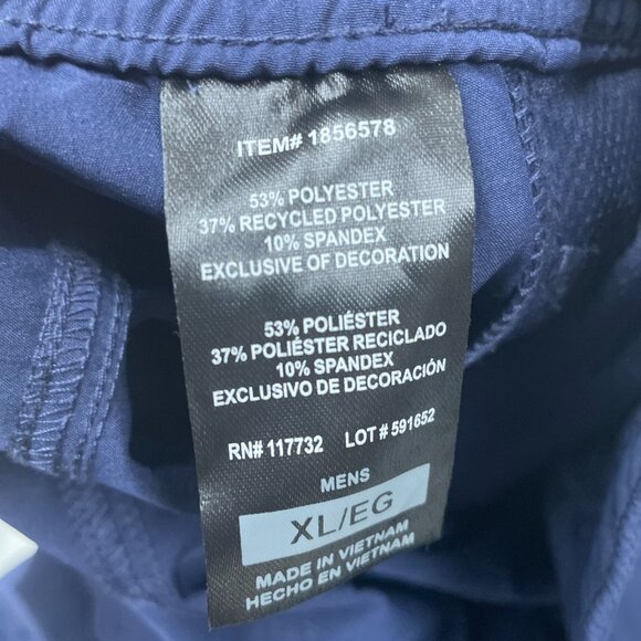 Soybu Mens Woven Jogger XL Recycled Water-Resistant Stretch Fabric Blue a0478 - Picture 8 of 9